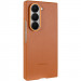 Шкіряний чохол Leather Case (AAA) на Samsung Galaxy Z Fold6 (Tan)