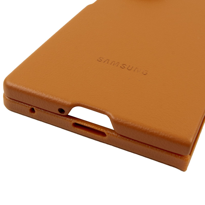 Замовити Шкіряний чохол Leather Case (AAA) на Samsung Galaxy Z Fold6 (Tan) на vchehle.ua