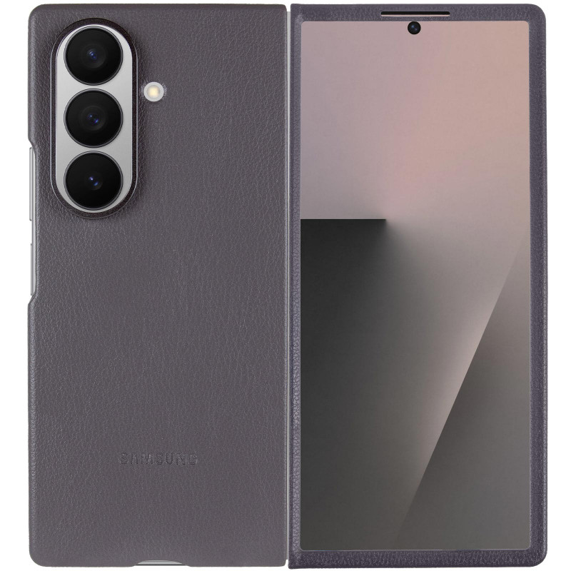 Фото Кожаный чехол Leather Case (AAA) для Samsung Galaxy Z Fold7 (Gray) на vchehle.ua