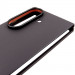 Кожаный чехол Leather Case (AAA) для Samsung Galaxy Z Fold7 (Gray) в магазине vchehle.ua