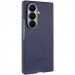 Кожаный чехол Leather Case (AAA) для Samsung Galaxy Z Fold7 (Navy)