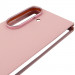 Кожаный чехол Leather Case (AAA) для Samsung Galaxy Z Fold7 (Pink) в магазине vchehle.ua