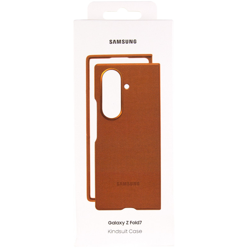 Заказать Кожаный чехол Leather Case (AAA) для Samsung Galaxy Z Fold7 (Tan) на vchehle.ua