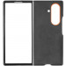Кожаный чехол Leather Case (AAA) with stand для Samsung Galaxy Z Fold7 (Black) в магазине vchehle.ua