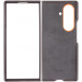 Фото Кожаный чехол Leather Case (AAA) with stand для Samsung Galaxy Z Fold7 (Gray) в магазине vchehle.ua