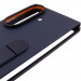 Кожаный чехол Leather Case (AAA) with stand для Samsung Galaxy Z Fold7 (Navy) в магазине vchehle.ua