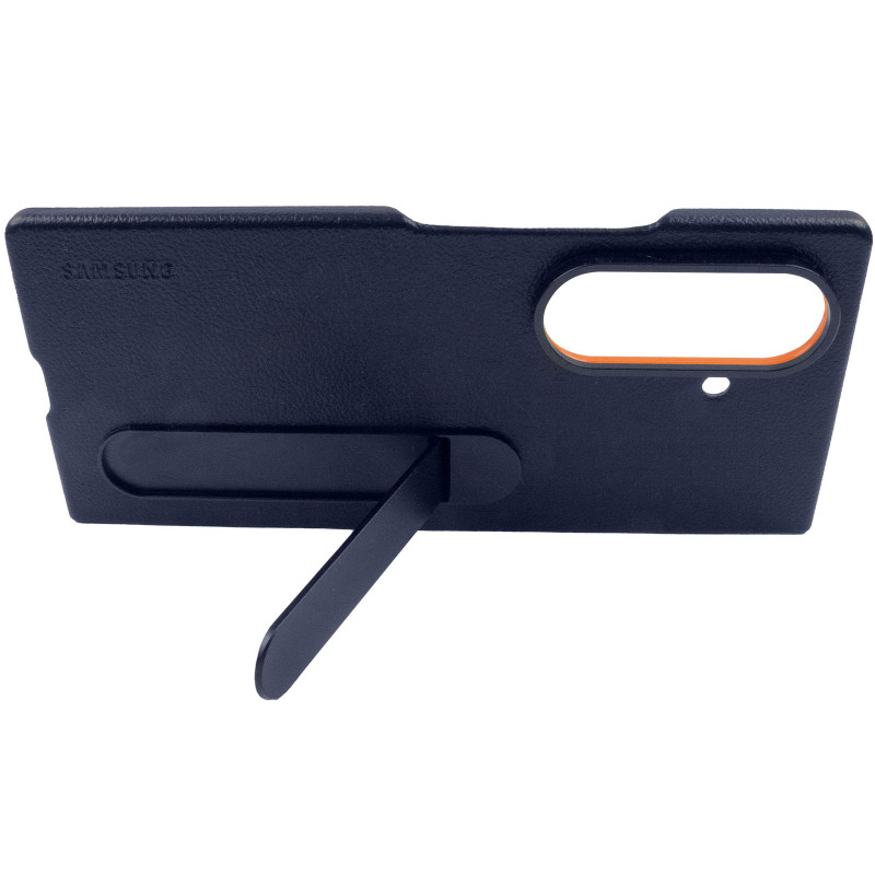 Заказать Кожаный чехол Leather Case (AAA) with stand для Samsung Galaxy Z Fold7 (Navy) на vchehle.ua