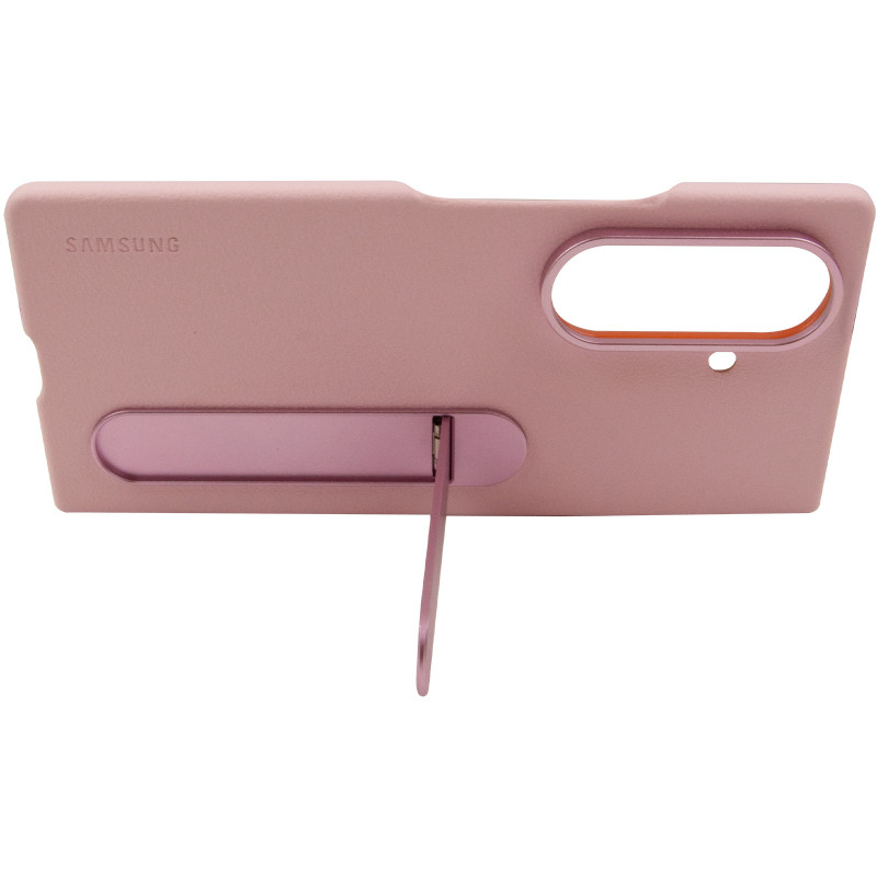 Заказать Кожаный чехол Leather Case (AAA) with stand для Samsung Galaxy Z Fold7 (Pink) на vchehle.ua