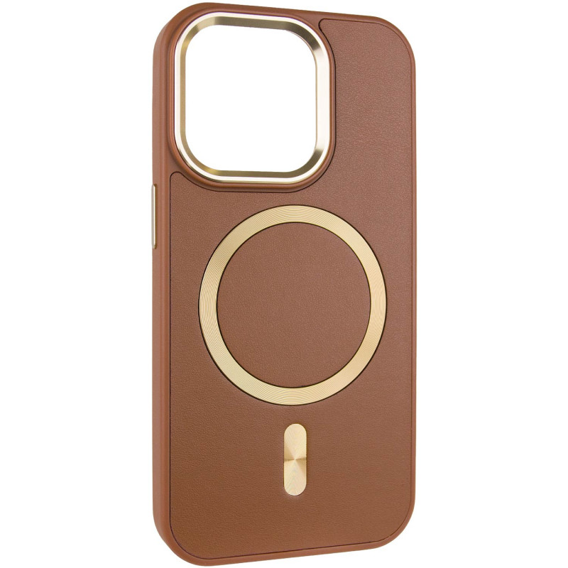 Шкіряний чохол SnapCase with Magnetic Safe на Apple iPhone 11 Pro Max (6.5") (Brown)
