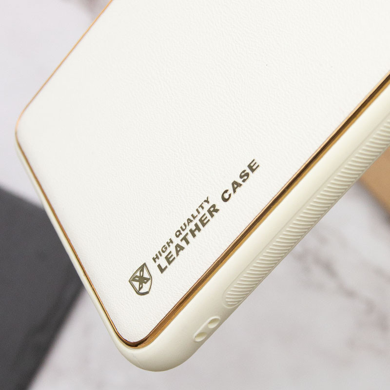 Фото Кожаный чехол Xshield для Xiaomi Poco X5 5G / Redmi Note 12 5G (Белый / White) в магазине vchehle.ua