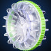 Фото Машинка-амфібія на радіокеруванні YL-103 2.4G (Transparent green) на vchehle.ua