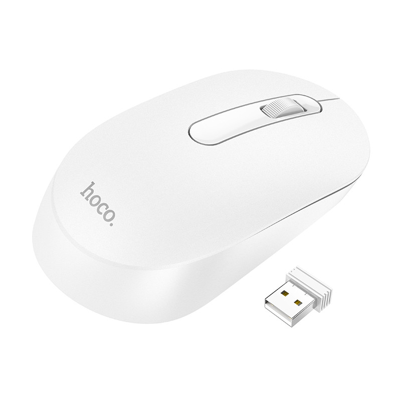 Мышь беспроводная Hoco GM14 Platinum 2.4G (Белый)