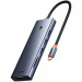 Перехідник HUB Baseus UltraJoy 10-Port (Type-C to HDMI+VGA+USB3.0*3+PD+RJ45+SD/TF3+3.5mm) (80C8) (Slate Grey)