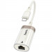 Переходник Hoco UA41B Crystal Type-C to RJ45 100 Mbs (0.15m) (Apricot) в магазине vchehle.ua