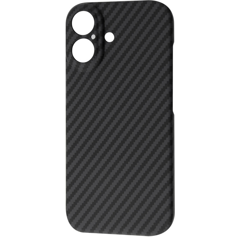 Пластиковая накладка Fibra Carbonite для Apple iPhone 17 (6.3") (Black)