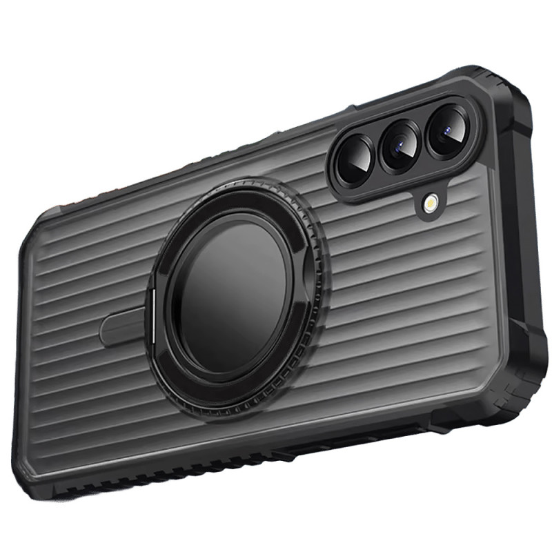 Фото Пластиковая накладка Rotating Ring для Samsung Galaxy S24 FE (Black) на vchehle.ua