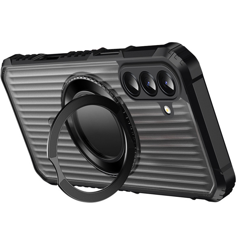 Фото Пластиковая накладка Rotating Ring для Samsung Galaxy S24 FE (Black) в магазине vchehle.ua