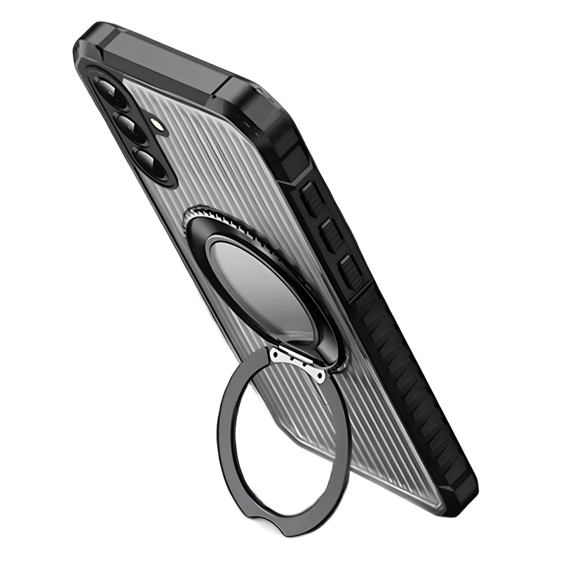 Пластиковая накладка Rotating Ring для Samsung Galaxy S24 FE (Black) в магазине vchehle.ua