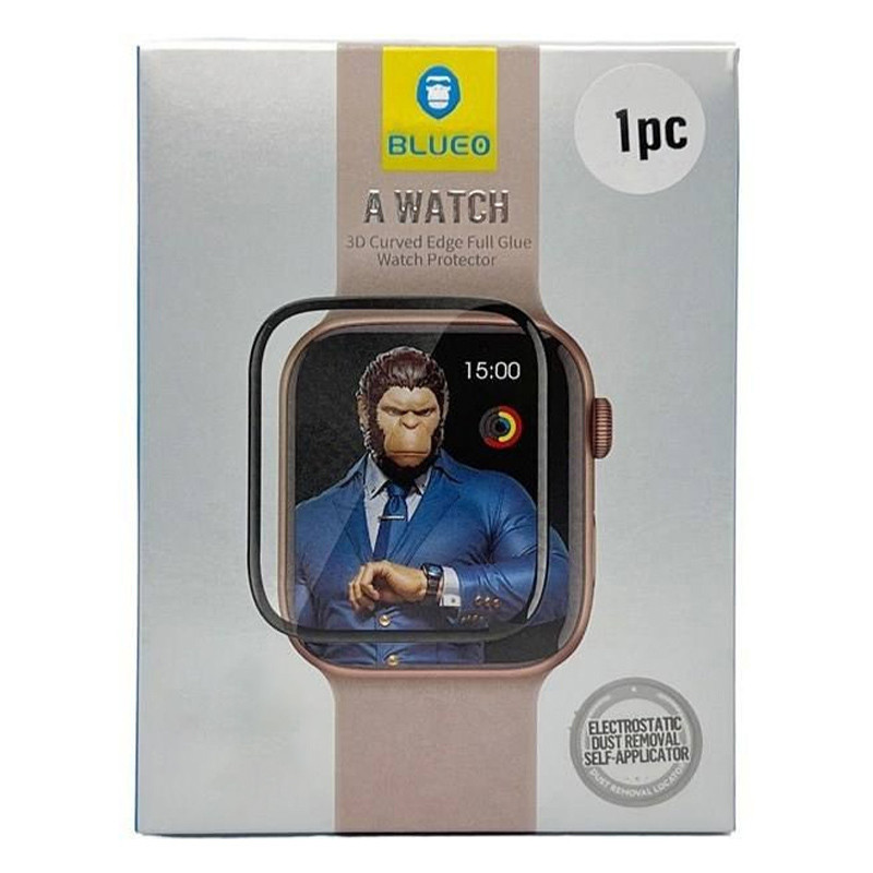Купить Полимерная 3D пленка Blueo High-Molecule для Apple Watch 40mm (+ аппликатор) (Черный) на vchehle.ua