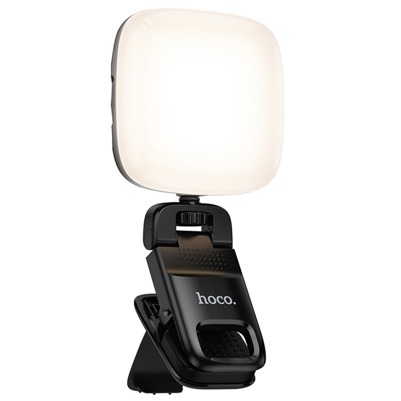 Портативная лампа для селфи Hoco K29 Beauty Selfie Light 300 mAh (Black)