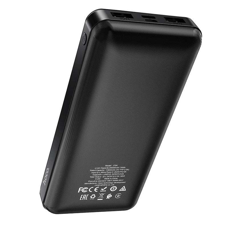 Портативное ЗУ Power Bank Hoco J72A 20000 mAh (Черный) в магазине vchehle.ua