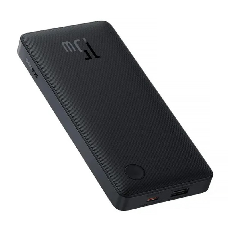 Фото Портативний ЗП Power Bank Baseus Airpow Lite OS 15W 10000 mAh (P10067500) (Cosmic Black) в маназині vchehle.ua