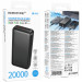 Купити Портативний ЗП Power Bank Borofone BJ80A Starlight 22.5W+PD20W 20000 mAh (Black) на vchehle.ua