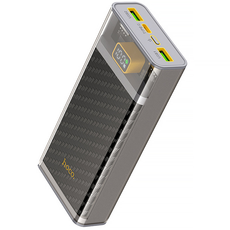 Фото Портативний ЗП Power Bank Hoco J103A Discovery 22.5W 20000 mAh (Gray) на vchehle.ua