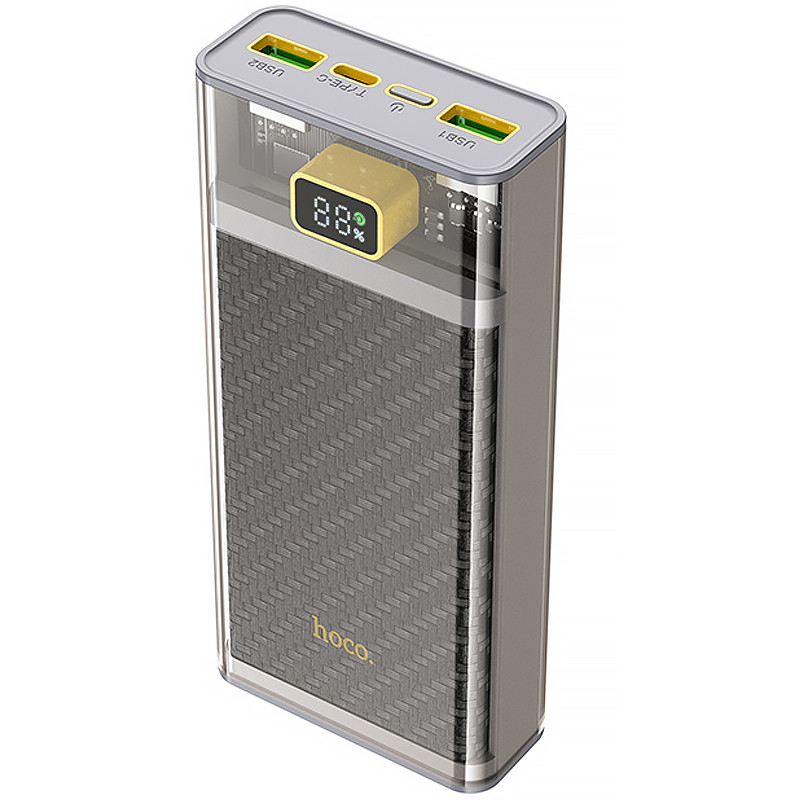 Фото Портативний ЗП Power Bank Hoco J103A Discovery 22.5W 20000 mAh (Gray) в маназині vchehle.ua