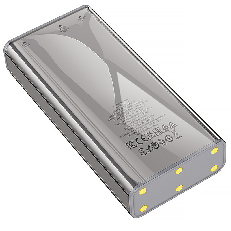 Купити Портативний ЗП Power Bank Hoco J103A Discovery 22.5W 20000 mAh (Gray) на vchehle.ua