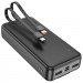 Фото Портативний ЗП Power Bank Hoco J118A Speed ​​energy with cable 20000 mAh (Black) на vchehle.ua