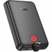 Фото Портативное ЗУ Power Bank Hoco J133A Triumph PD20W + Type-C с БЗУ 10000 mAh (Black) на vchehle.ua