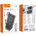 Портативний ЗП Power Bank Hoco J146B Night tide with 4 cables 30000mAh (Black) в магазині vchehle.ua