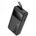 Фото Портативний ЗП Power Bank Hoco Q41 Bright 22.5W+PD20W with cable Type-C 20000mAh (Black) на vchehle.ua