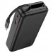 Портативний ЗП Power Bank Hoco Q41 Bright 22.5W+PD20W with cable Type-C 20000mAh (Black) в магазині vchehle.ua
