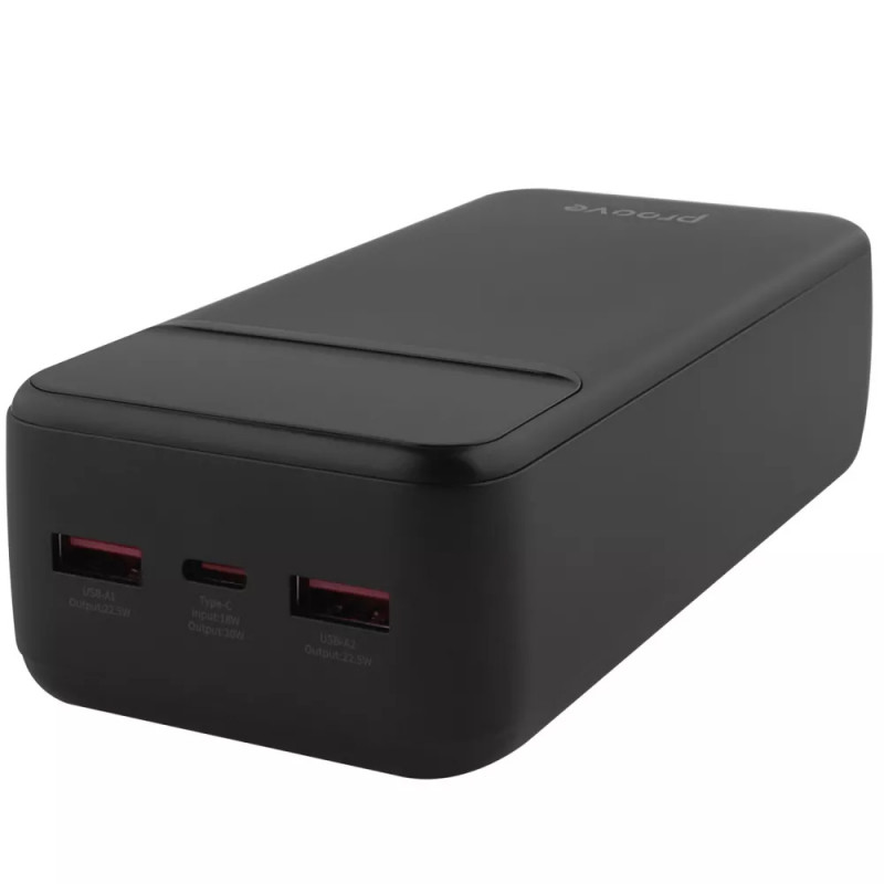 Фото Power Bank Proove 30000 mAh Illuminator 2 22.5W (Black) на vchehle.ua