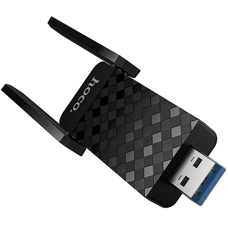 Фото Портативный модем WiFi роутер Hoco HI34 600Mbs (Micro SIM) (Black) на vchehle.ua