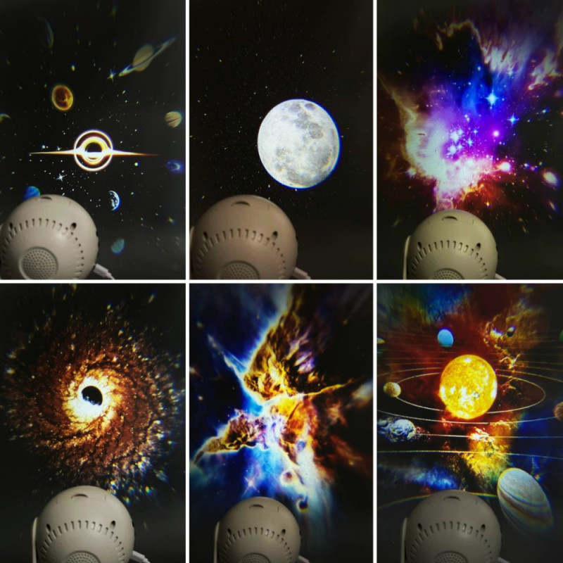 Фото Проектор-ночник Galaxy Projector with 12 cards and Remote Control в магазине vchehle.ua
