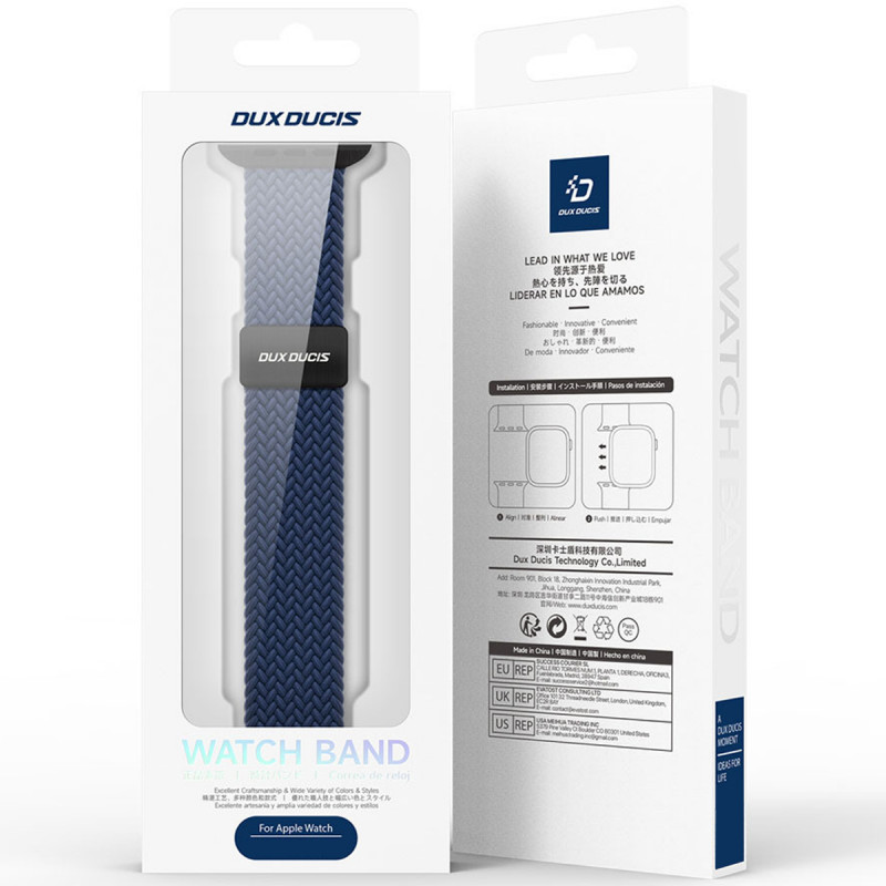 Замовити Ремінець Dux Ducis Mixture Ultra для Apple Watch 42(ser.1-3)/44/45/46/49mm (Deep Blue) на vchehle.ua