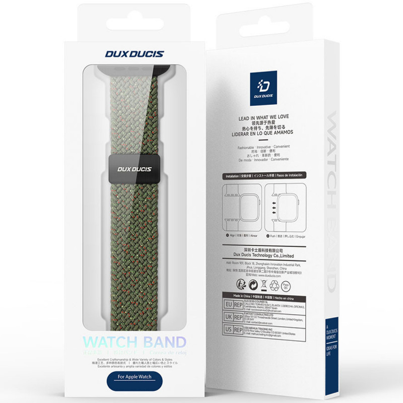 Замовити Ремінець Dux Ducis Mixture Ultra для Apple Watch 42(ser.1-3)/44/45/46/49mm (Starry Olive) на vchehle.ua
