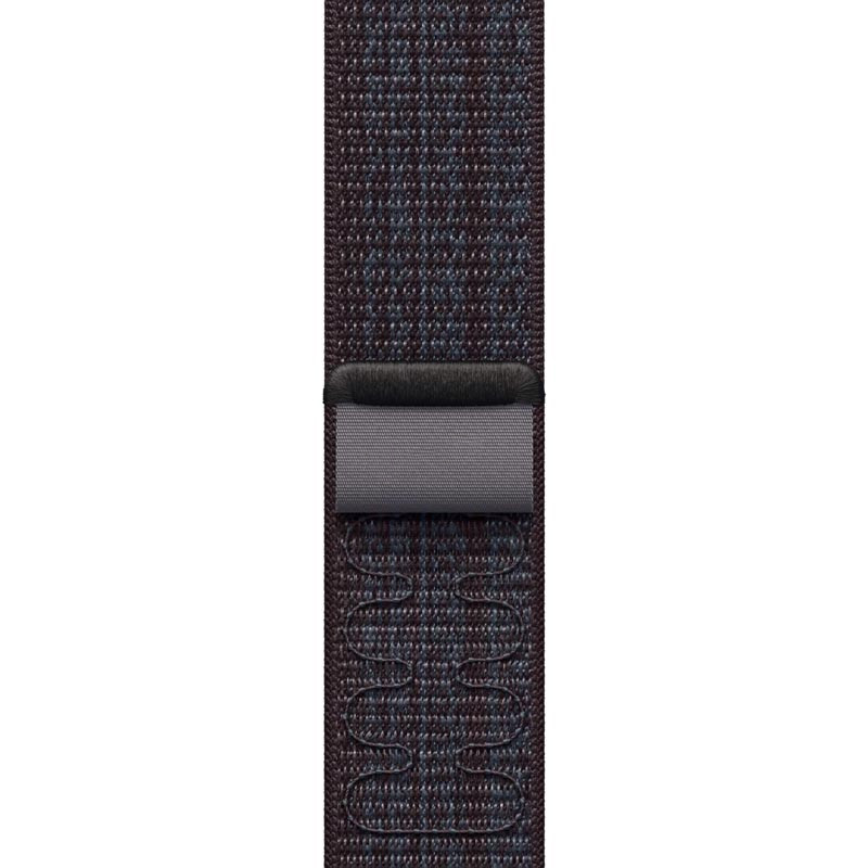 Ремешок Nylon Sport Loop для Apple Watch 38/40/41/42mm(ser.10) (Black / Blue)