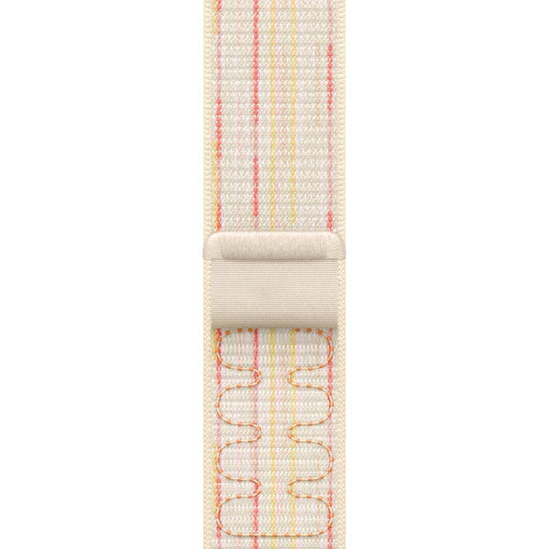 Ремешок Nylon Sport Loop для Apple Watch 38/40/41/42mm(ser.10) (Starlight / Pink)