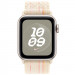 Фото Ремешок Nylon Sport Loop для Apple Watch 38/40/41/42mm(ser.10) (Starlight / Pink) в магазине vchehle.ua