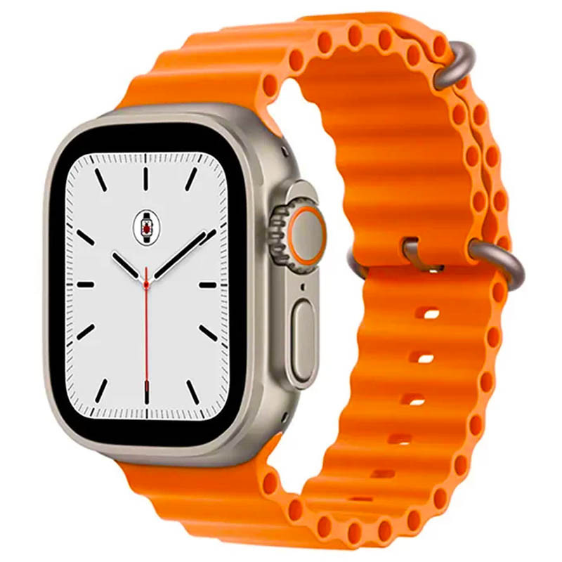 Ремешок Ocean Band для Apple Watch 38/40/41/42mm(ser.10) (Оранжевый / Persimmon)