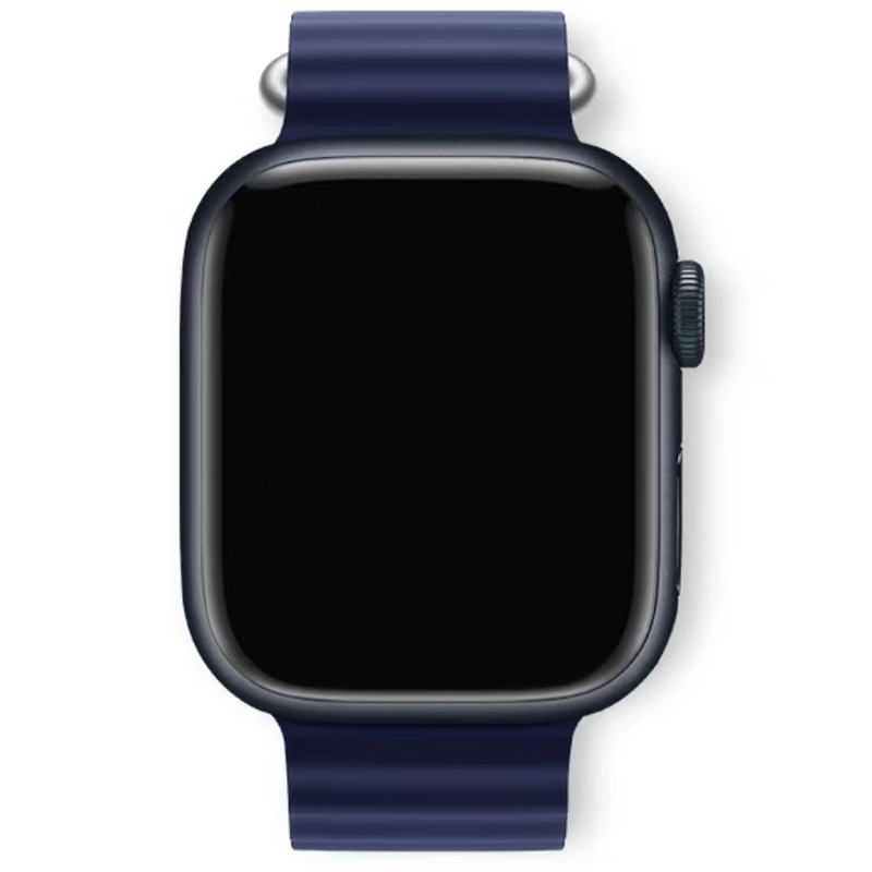 Фото Ремешок Ocean Band для Apple Watch 38/40/41/42mm(ser.10) (Синий / Deep navy) на vchehle.ua