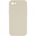 Чехол Silicone Case Square Full Camera Protective (AA) NOLOGO для Apple iPhone 6/6s (4.7") (Бежевый / Antique White)