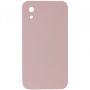 Чехол Silicone Case Square Full Camera Protective (AA) NOLOGO для Apple iPhone XR (6.1")
