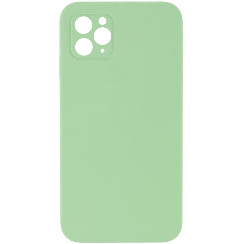 Чехол Silk Square Full Camera Protective (AA) NO LOGO для Apple iPhone 11 Pro Max (6.5") (Мятный / Mint)