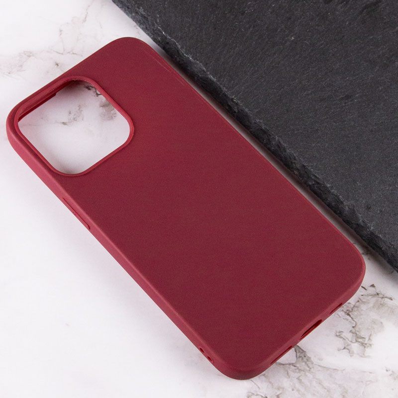 Фото Силіконовий чохол Candy на Apple iPhone 13 Pro Max (6.7") (Бордовий) в маназині vchehle.ua
