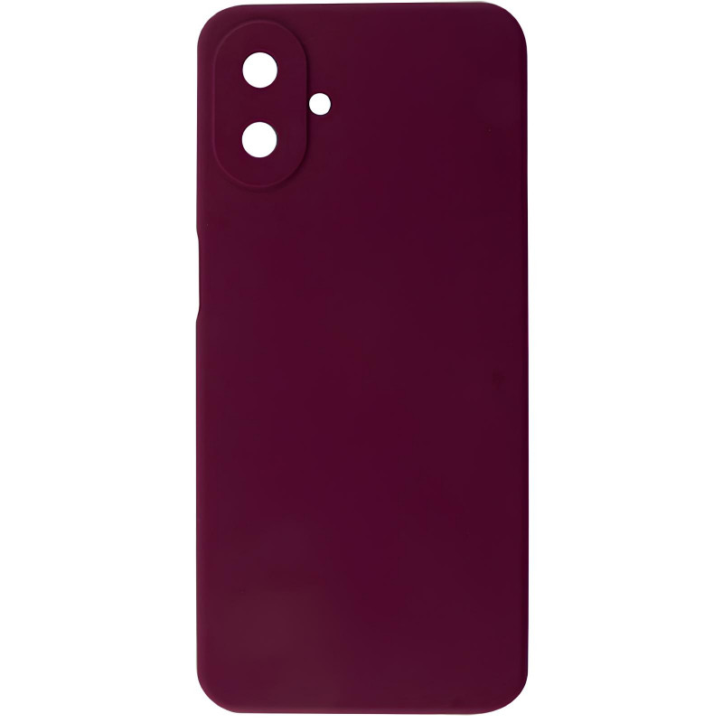 Силиконовый чехол Fibra Full для Samsung Galaxy A07 (Marsala)